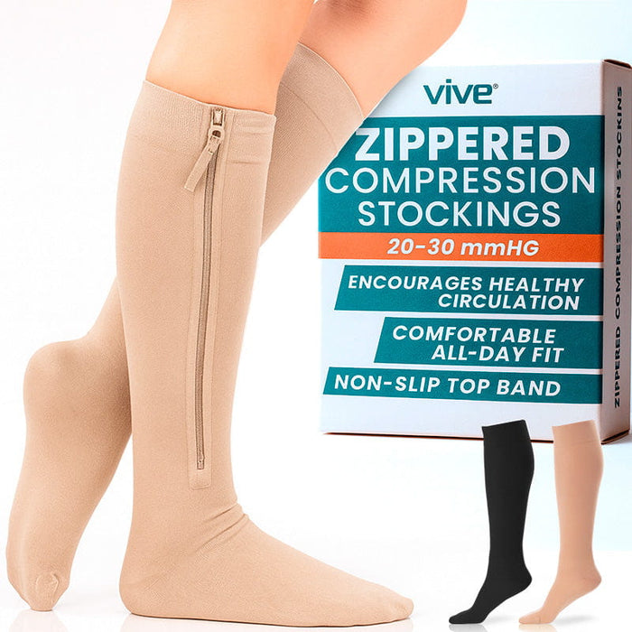 Zippered Compression Socks
