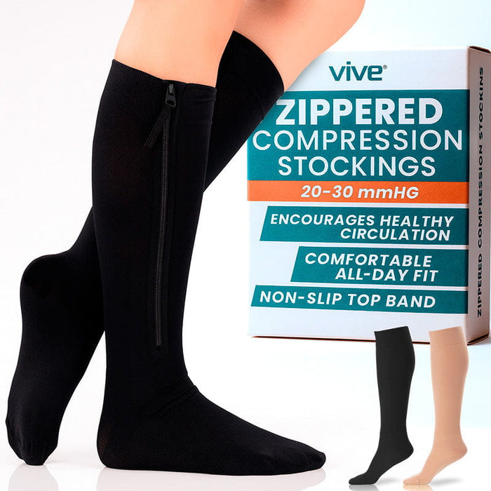Zippered Compression Socks